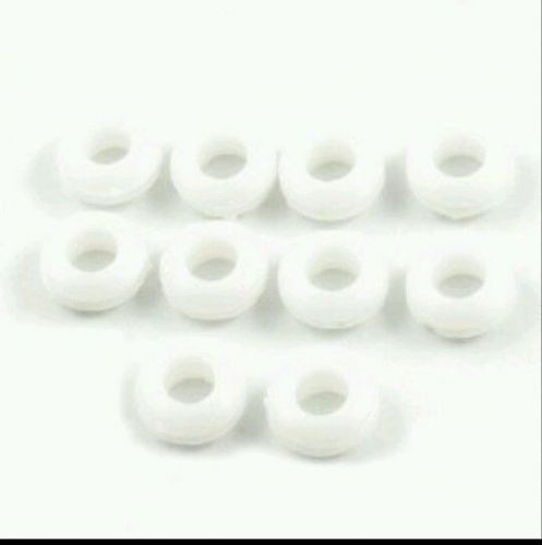 White 100 rubber grommets  5/16&#034; inner diameter -  5/8&#034; o.d. 3/8&#034; panel hole for sale