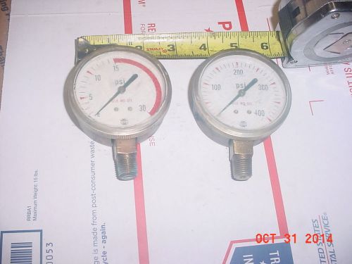 Set of gas welding and cutting acetylene regulator gage gauge gages gauges for sale