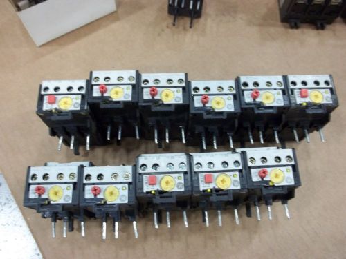 LOT OF 13  GENERAL ELECTRIC RT1M, RT1N, RT1J, OVERLOAD RELAY