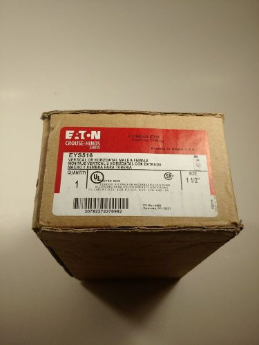 Cooper crouse-hinds, eys516, 1 1/2&#034;, sealing fitting, new in box for sale