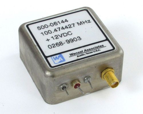 Wenzel Associates 500-06144, Crystal Oscillator, 100.474427 MHz, 12VDC