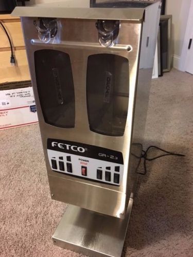 $1400 fetco gr-2.3 dual hopper commercial coffee grinder excellent! for sale