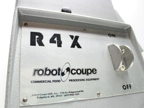 Robot Coupe R4X Commercial Food Processor Continuous feed Commercial Restaurant