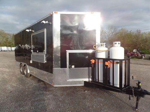Concession Trailer 8.5 X 20 Black Food Event Catering