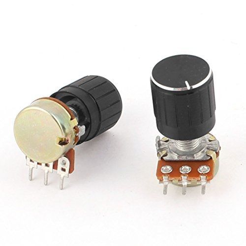 Uxcell uxcell a15011600ux0221 2 piece b10k 10k ohm 13 mm rotating shaft audio for sale
