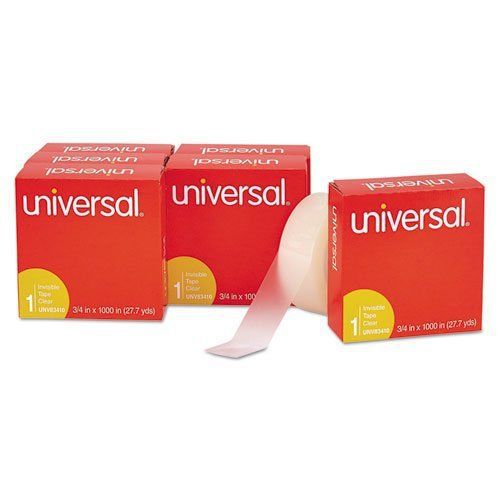 Universal Invisible Tape - 0.75 Width X 1000 Length - 1 Core - Removable - Not -