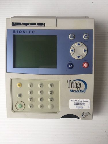 Biosite Triage MeterPro Chemistry Analyzer Meter Pro - Main Unit Only