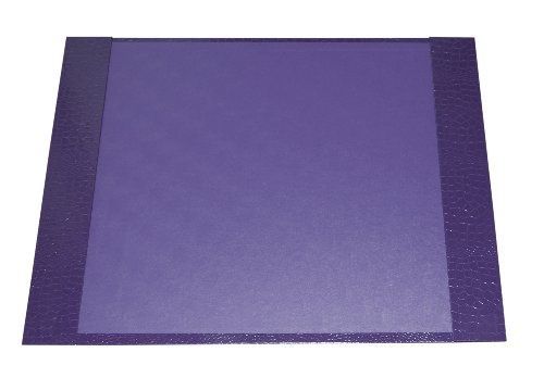 Aurora gb proformance executive desk pad, 24 1/2 x 19 inches, purple, croc for sale