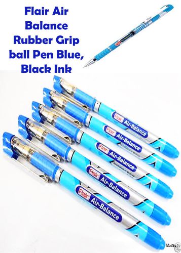 20x Flair Air Balance Rubber Grip ball Pen Blue Ink  Free Shipping