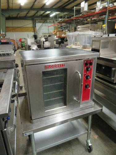 208V Single Phase Blodgett CTB Half Size Electric Convection Oven w/ Left-Hinged