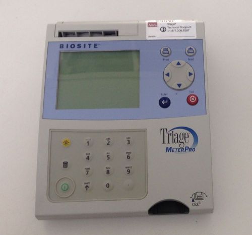 BIOSITE Triage METERPro Chemistry Analyzer Meter Pro - Main Unit Only