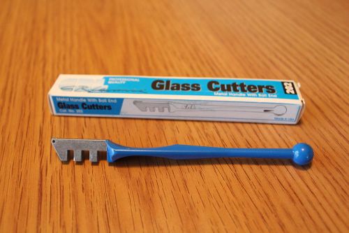 Crl 202 - metal handle - ball end glass / mirror cutter - glazers tool - new for sale
