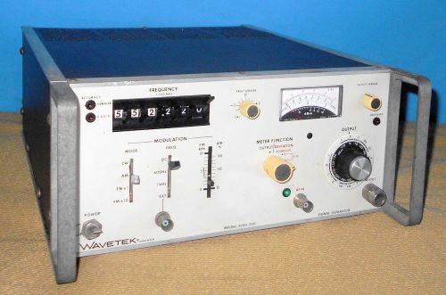 + Wavetek Model 3000-200 Signal Generator Powers On