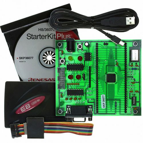 Used  Renesas Starter Kit for H8/36077  E8 Debugger SKP36077 Quickstart NO RES!!