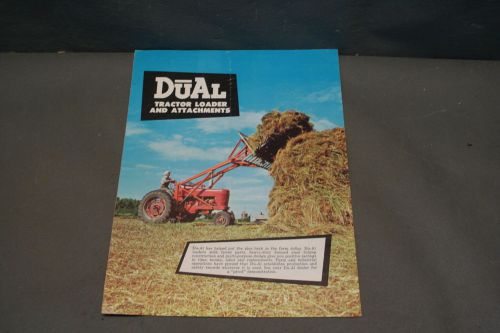 Du-Al Loader Tractor Loader &amp; Attachments  Brochure Sioux Falls SD Writin