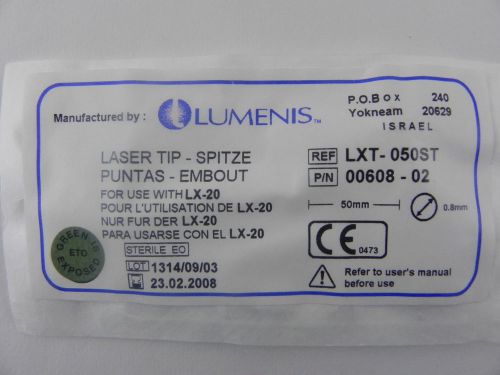 Luxar Lumenis Aesculight Laser Tips LXT-050ST 00608-02 50mm .8mm New Expired
