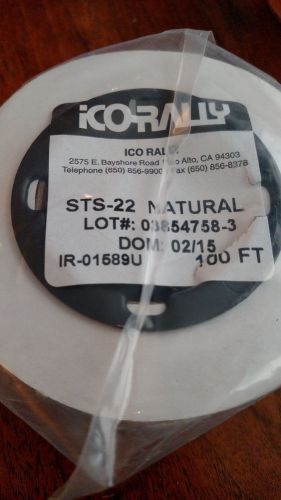 Ico-rally sts-22 teflon natural standard wall tubing sleeving 22 gauge 100 ft. for sale