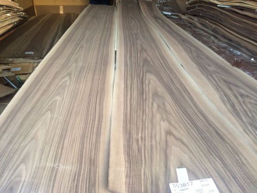 Wood Walnut Veneer 115x10,12,15 ,total 3 pcs  RAW VENEER N1264