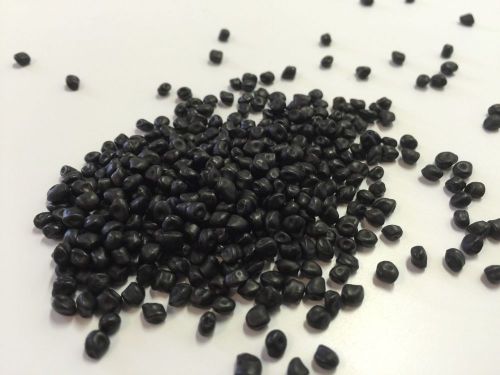 20 LBS VIRGIN BLACK ABS Plastic Pellets Resin Material  Injection Molding