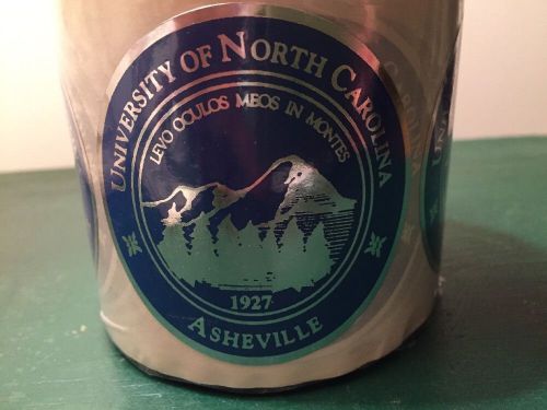 UNC Asheville North Carolina Labels Stickers New 500 Roll