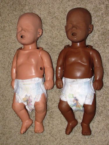 Pair of Baby Simulaids Emergency EMT CPR Health Care Training Manikin Aids 20x8