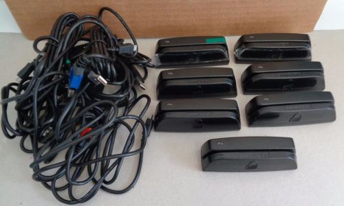 Magtek Magnetic Strip Card Reader USB 21073062, Lot of 7