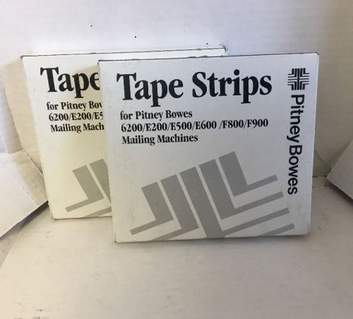 Pitney Bowes Tape Strips 6200/E500/E600/F800/F900 Mailing Machines Qty:2 boxes