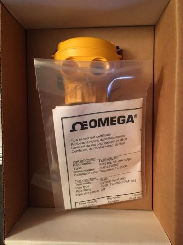 New In Box Omega FMG3002-PP Current MagMeter, 0.5-4&#034; 316SS