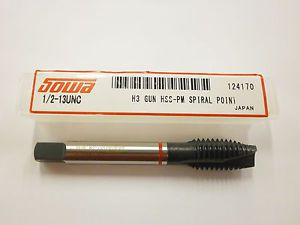 Sowa Tool 1/2-13 H3 Spiral Point Red Ring Tap CNC Style 48 HRC HSS 124-170 ST12