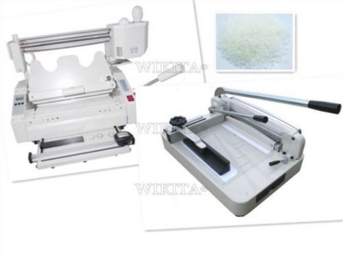 A4 stack wireless glue binding machine paper book cutter guillotine hard cover v for sale