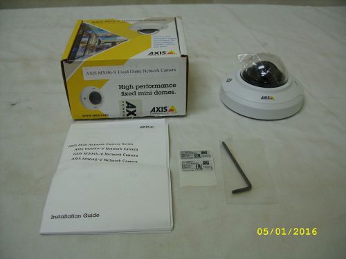 AXIS Connunications - Fixed Network IP Dome Color Surveillance Camera - M3046-V