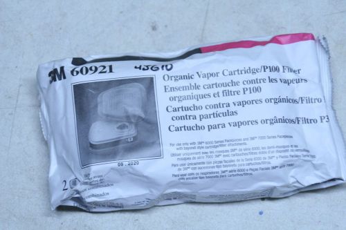 3M 60921 P100 organic vapor filter cartridges