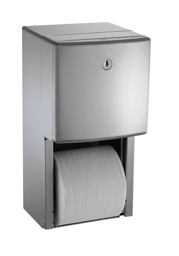 ASI 0030 Surface Mounted Twin Hide-A-Roll Toilet Tissue Dispenser NEW American