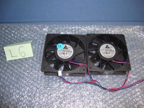 Lot of 2 units DELTA Electronics DC Brushless Fan  PFB1248EHE 48VDC