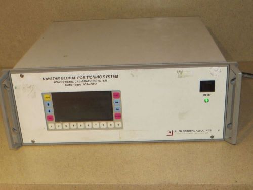 NAVSTAR GLOBAL POSITIONING SYSTEM IONSPHERIC CALIBRATION SYSTEM ICS-4000Z