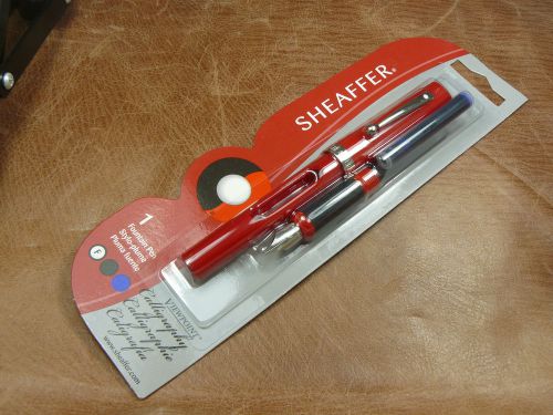 Sheaffer Viewpoint Calligraphy Pen Red Carded with (2) ink cartridges: Fine