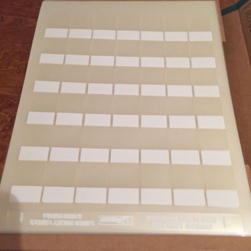 Panduit Faceplate Labels C195X040Y1J