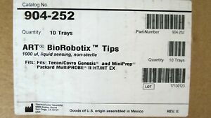 10 Trays Molecular BioProducts MBP BioRobotix 1000uL Pipet Tips 904-252