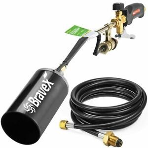 High Performance Propane Torch Weed Burner Torch, High Output 500,000 BTU, Weed