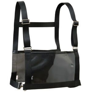 Medium Large Weaver Leather Show Number Harness Nylon Adult Black U-2-BK