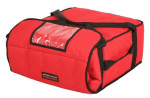 Pizza Delivery Bag heavy Insulated(Holds upto Five 16&#034; or Four 18&#034; Pizzas) Red.