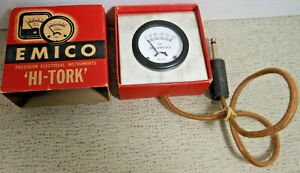 Emico ‘Hi-Tork’ 100 DC Milliamperes 2&#034; Panel Meter, NF2C ,1/4&#034; Jack Plug Vintage