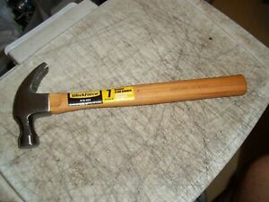 BRAND NEW ALL LABELS ATTACHED WORKFORCE 676-922 7 OZ HICKORY CLAW HAMMER 11.5&#034;L