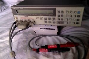 HP 4339A High Resistance Meter with leads and accessories