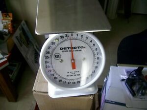 Detecto PT-2 Top Loading Fixed Dial Scale, 32 oz. Capacity, 5.75&#034; x 5.75&#034;