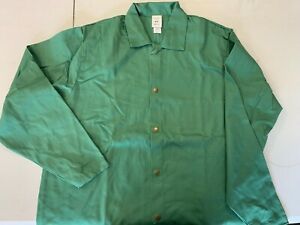 Flame Resistant Jacket Welding Shop Safety Clothing Size 48R