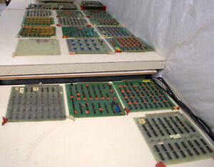 Original COMPUGRAPHIC TYPESETTING BOARD lot of 23 boards from Parts Inventory