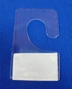 100 Hook Style Hang Tab with Adhesive Hook Style (3/8&#034;) Merchandise Price Tags