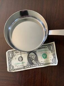 4.75&#034; AM SHSP41 Commercial Stainless Steel Serving Side Pan sauce saute mini fry