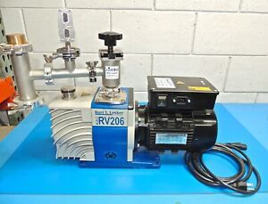 Kurt J Lesker KJLC RV206 RV Series Rotary Vane Pumps 115V 50/60 Hz 5.4 M3/HR